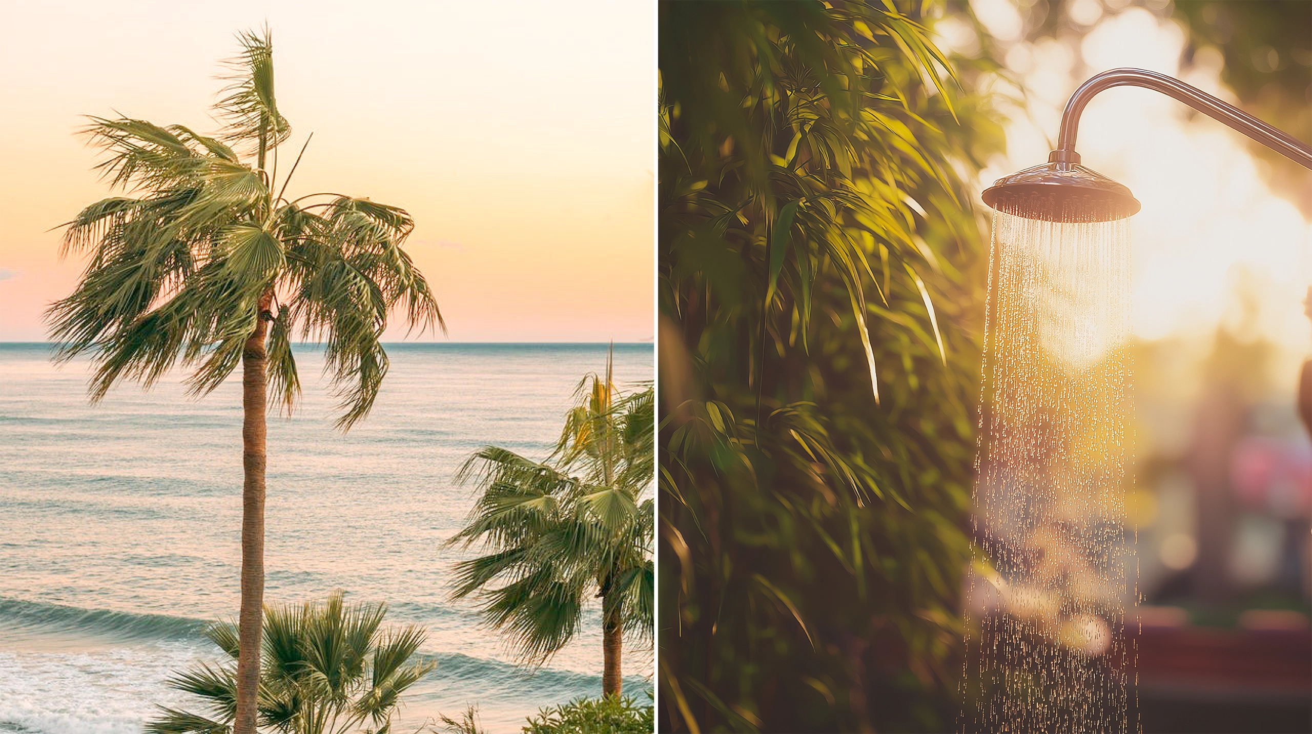 Ocean view and outdoor shower